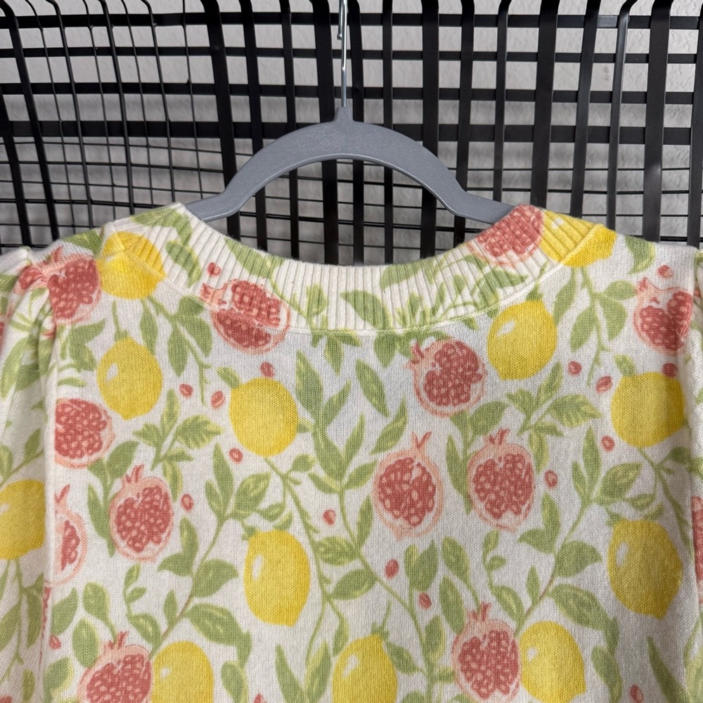 Free people isla printed cardigan lemon - Picture 7 of 8